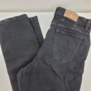 Vtg Lee Riders Jeans Womens 16 TALL Black High Rise Mom Stretch Heavyweight EUC